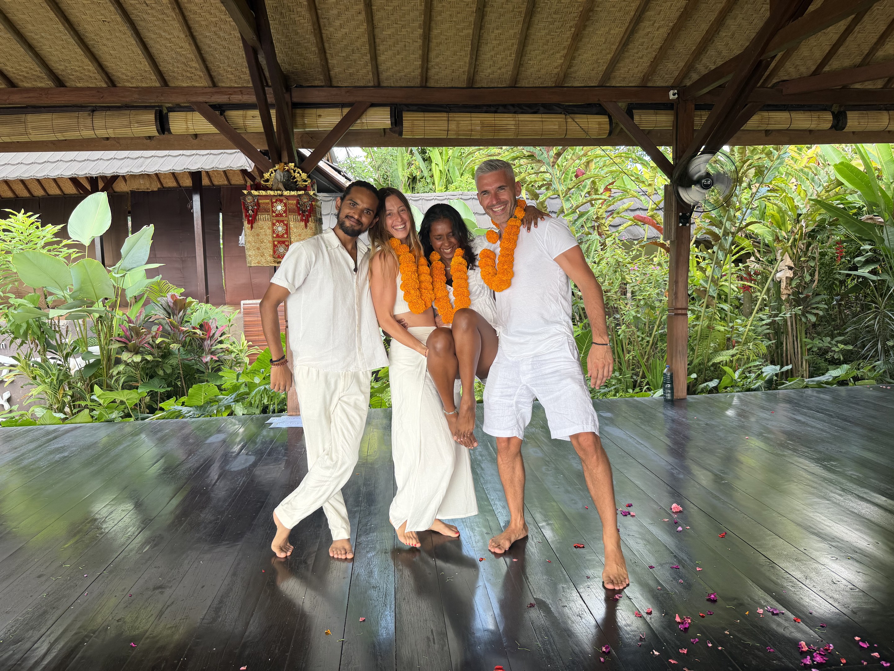 Graduation celebration with teachers, YogaUnion Bali